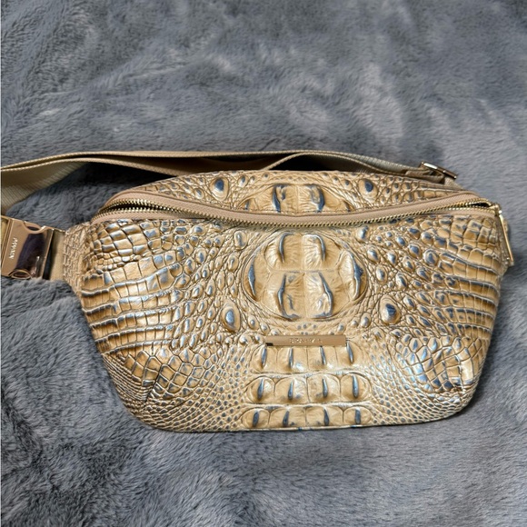 Brahmin Gold Crocodile Embossed Women's Bag Set - Picture 12 of 12